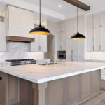 Freshly Painted Kitchen Cabinets